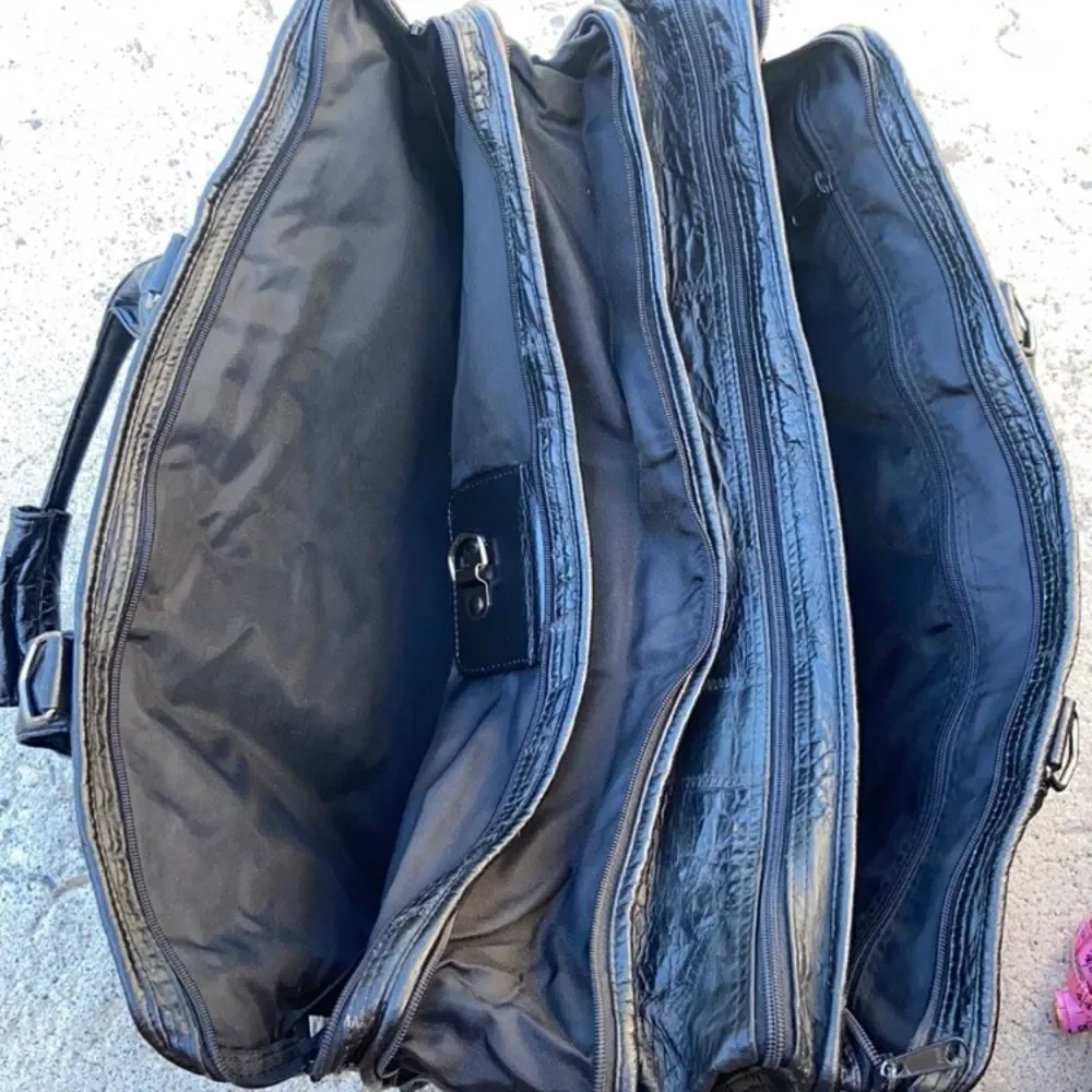 VTG, KLUGE Leader Midnight Black Men's Briefcase